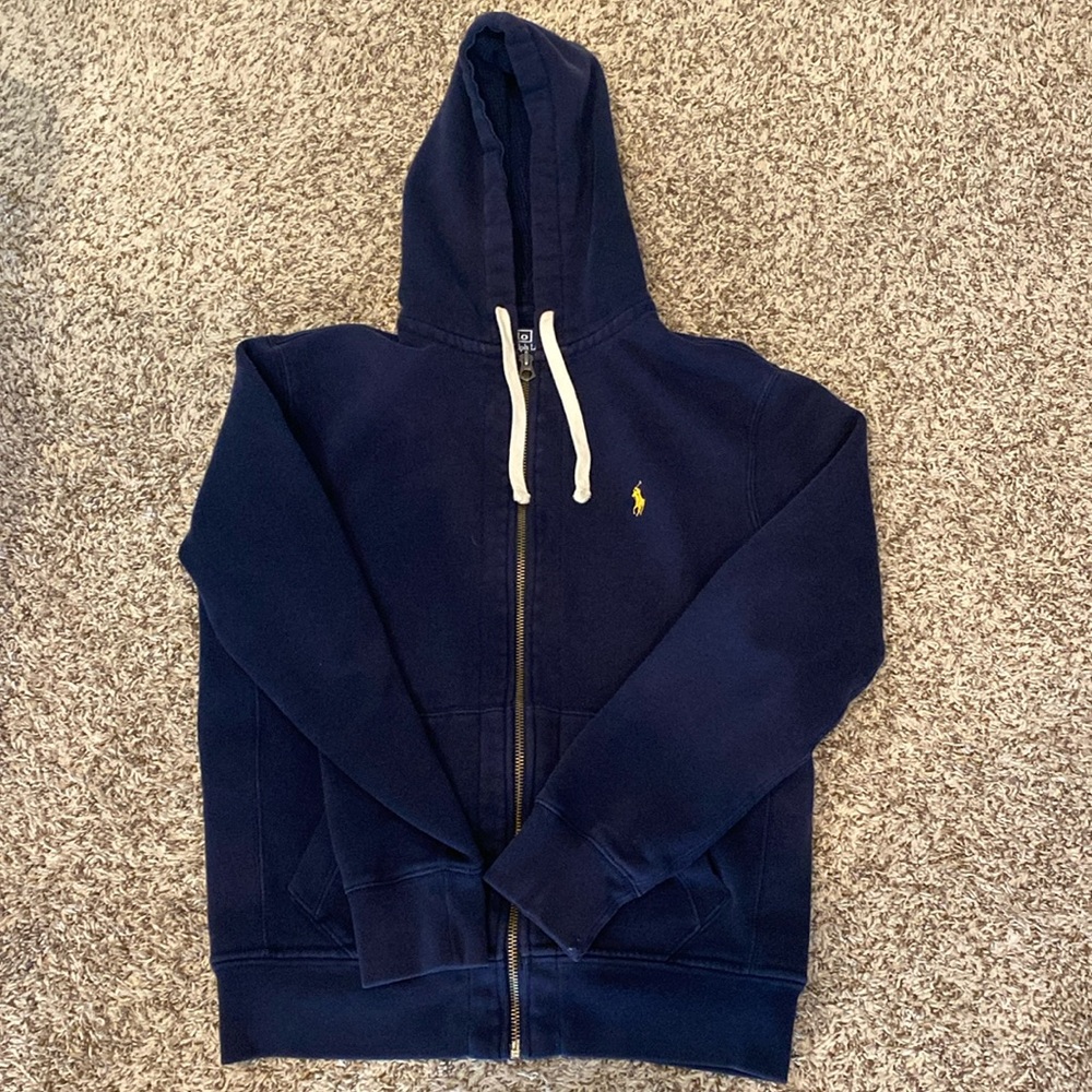 Ralph Lauren’s full zip up sweatshirt